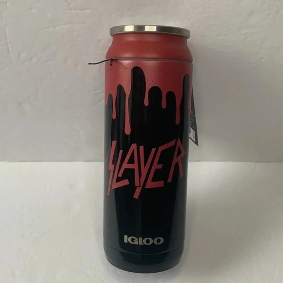 Slayer Rock Band Cooler Can Insulated 16oz Stainless Steel NWT - Picture 5 of 7
